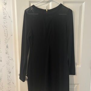 Express Classic Black Long Sleeve Dress